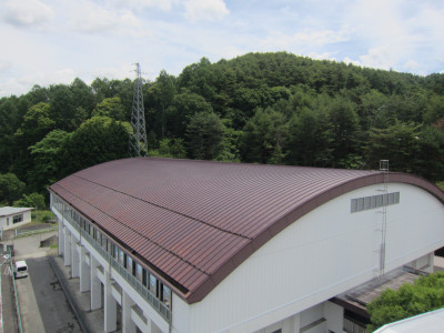 体育館屋根全景